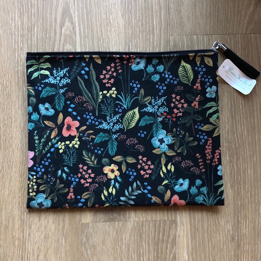 Unique Handmade Large Canvas Pouch